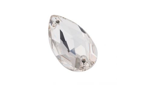 Preciosa Sew-On Teardrop Art 3230 Crystal 28mm